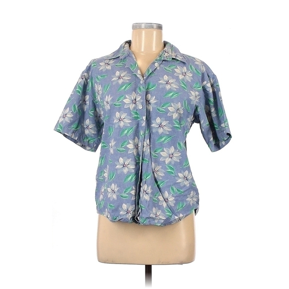 𝅺picone Sport | Button Floral Blouse - Picture 3 of 5